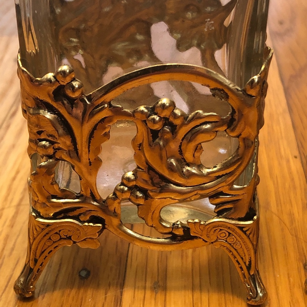 Two Filigree Perfume Bottles - vintage - Picture 3 of 14